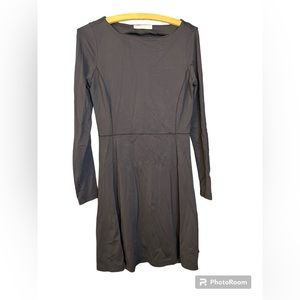Athleta whereupon athletic fit and flare dress black XS